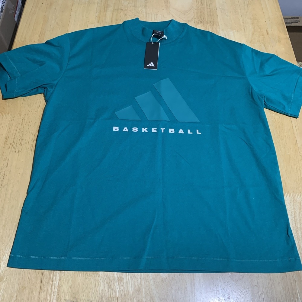 adidas One Basketball Jersey T-Shirt EQT Green S16 Mens Size‎ M OS JE3765 $50